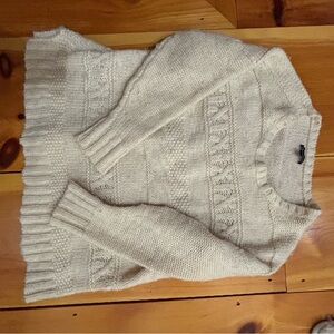 American Eagle Outfitters Cream Knit Sweater